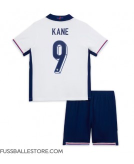 Günstige England Harry Kane #9 Heimtrikotsatz Kinder EM 2024 Kurzarm (+ Kurze Hosen)